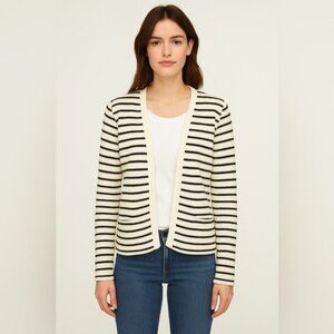 Scotch & Soda Maison Scotch Striped Open-Front Cardigan Size 2